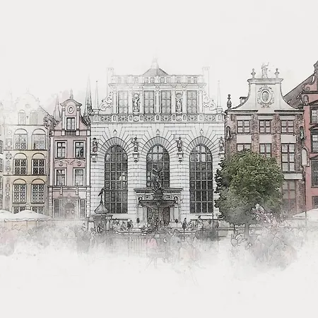 Family Luxury Comfort 2 Bedrooms & Playstation 4 & Panoramic View Of The Gdansk's Old Town & Free Private Parking Gdansk